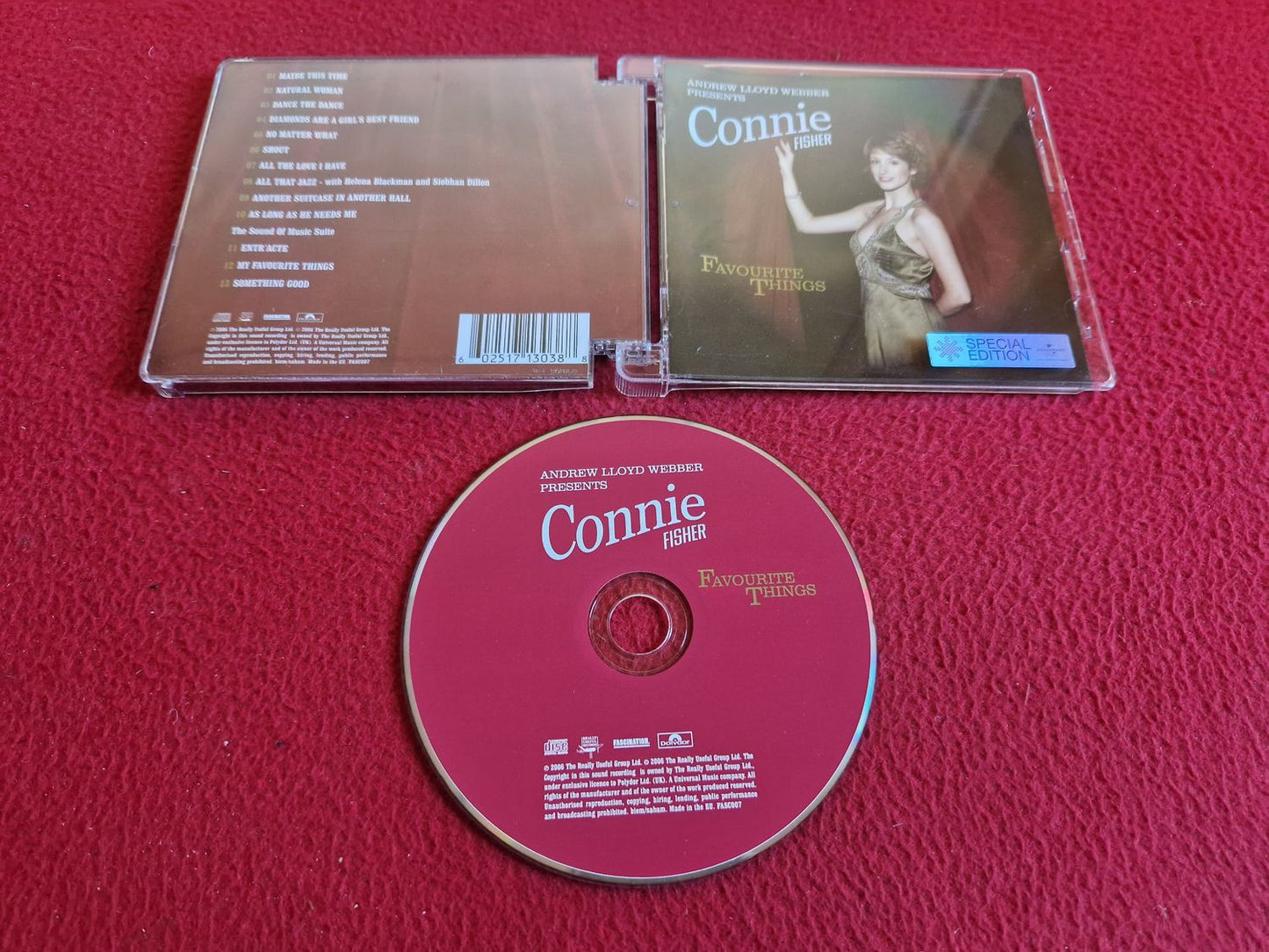 CONNIE FISHER FAVOURITE THINGS SPECIAL EDITION CD