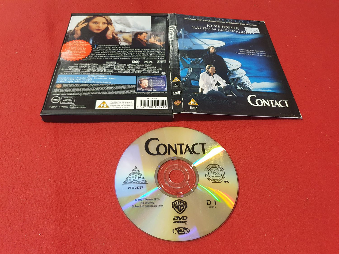 CONTACT till DVD