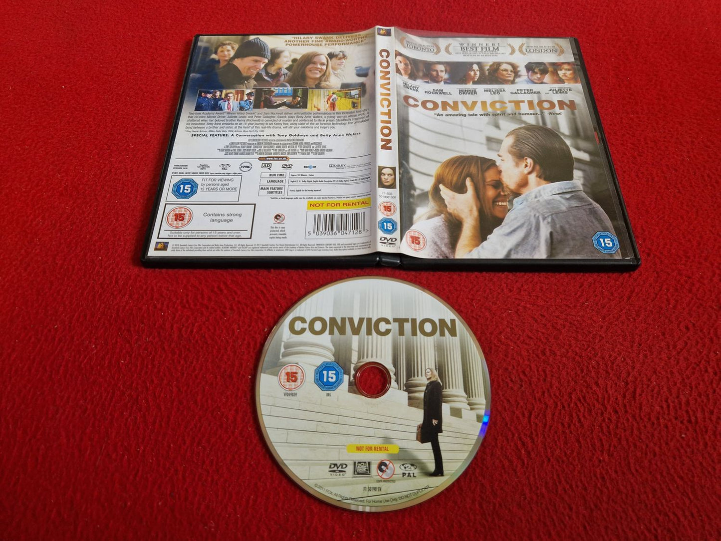 CONVICTION DVD