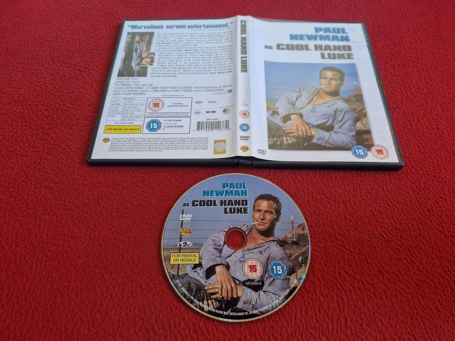 COOL HAND LUKE DVD