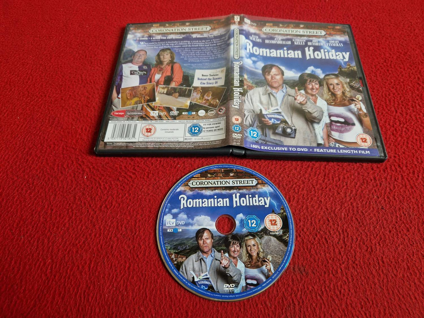 CORONATION STREET ROMANIAN HOLIDAY DVD