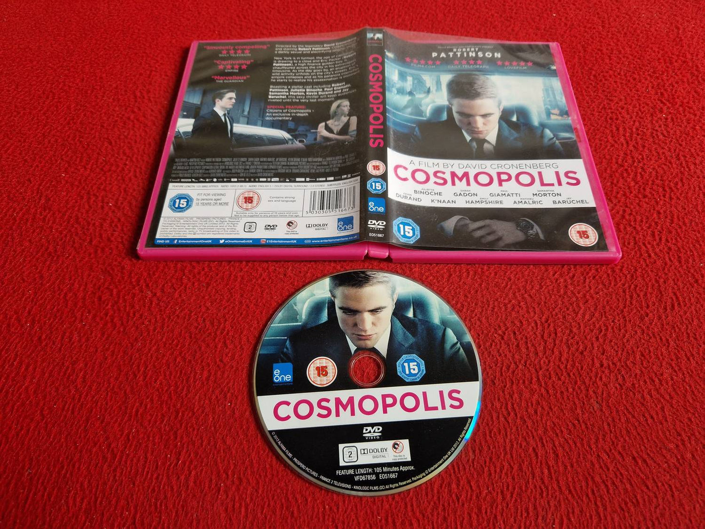 COSMOPOLIS DVD