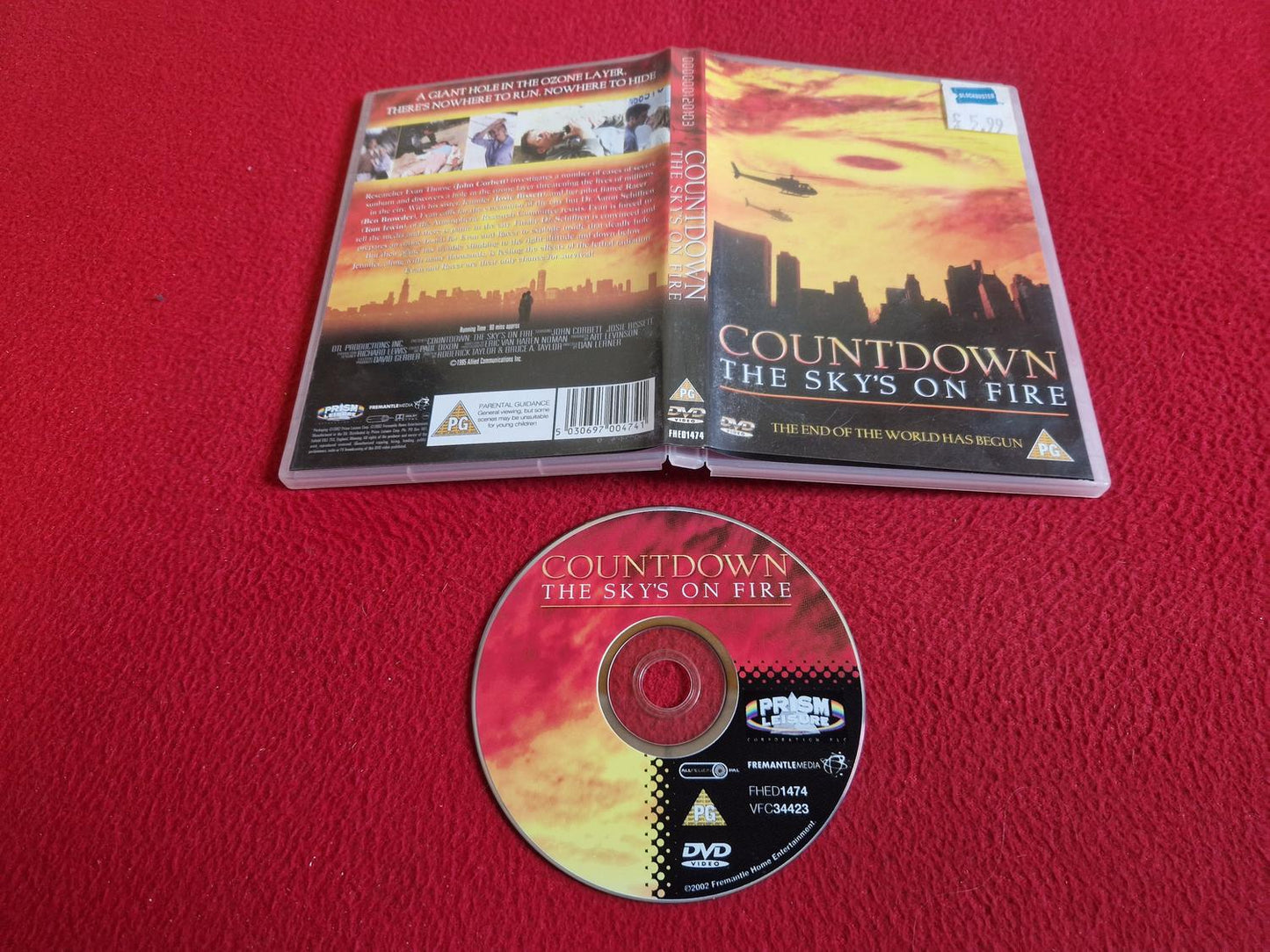 COUNTDOWN THE SKY'S ON FIRE DVD