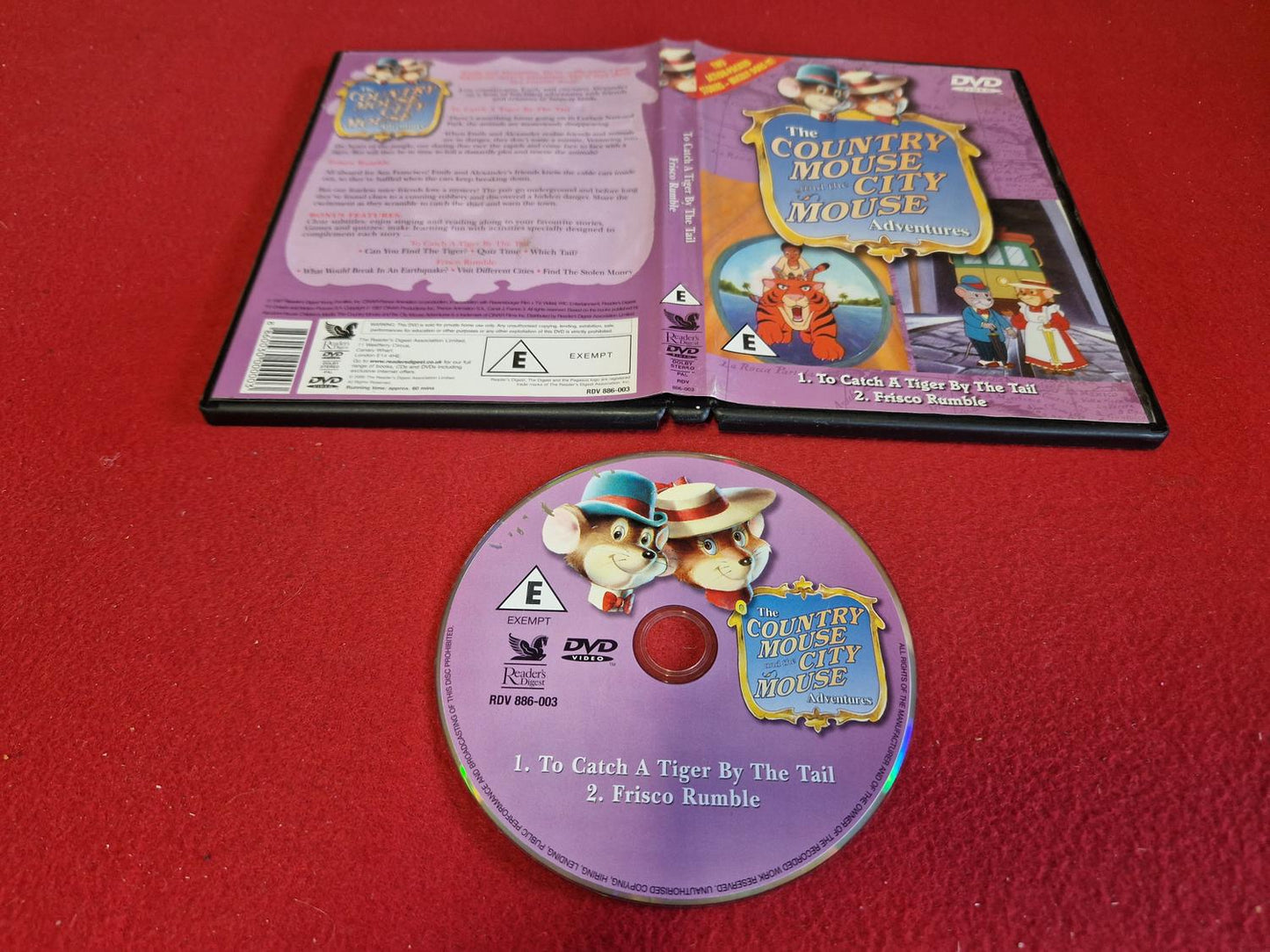 COUNTRY MOUSE AND CITY MOUSE CATCH A TIGER BY THE TAIL / FRISCO RUMBLE till DVD