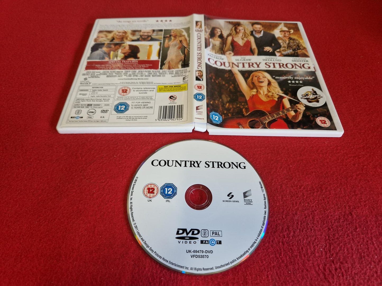 COUNTRY STRONG till DVD