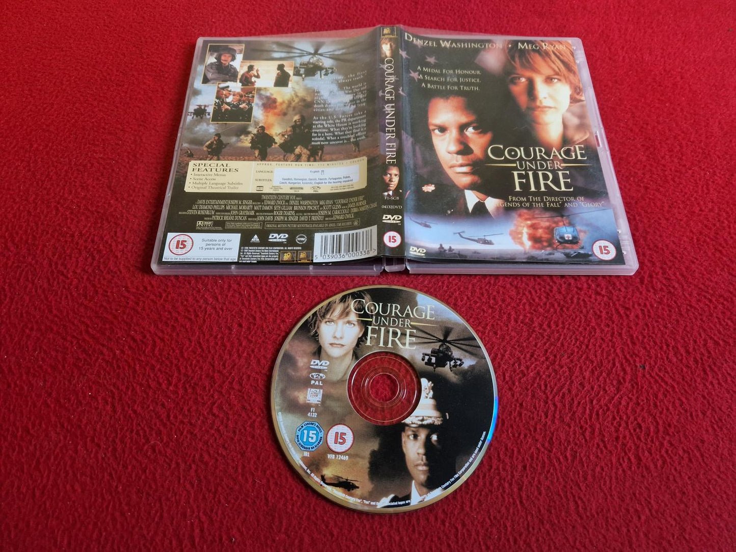 COURAGE UNDER FIRE DVD