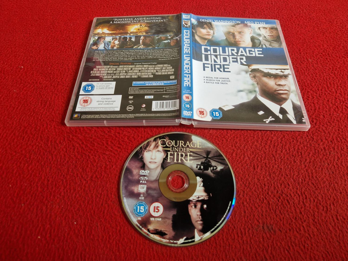 COURAGE UNDER FIRE DVD