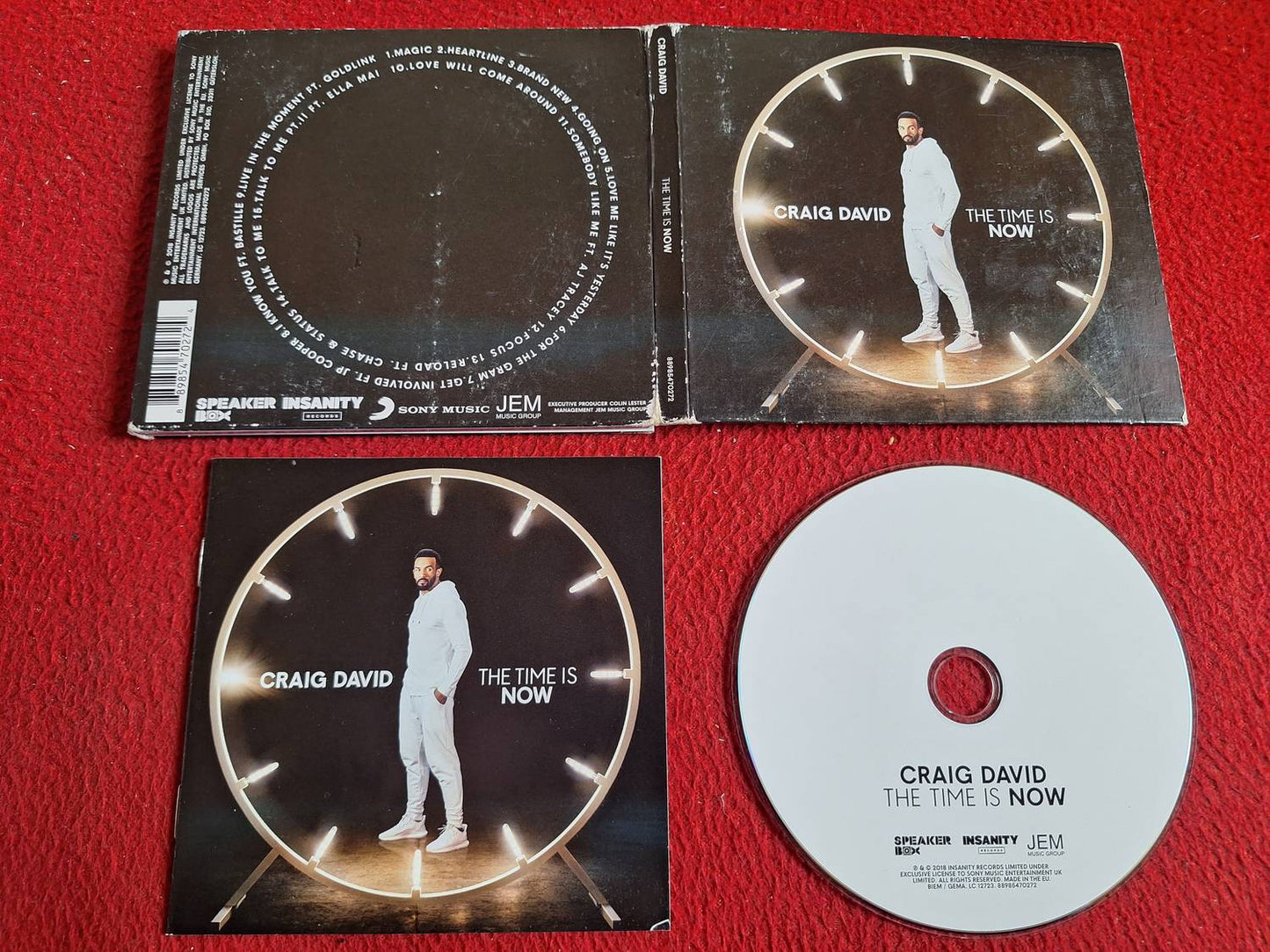 CRAIG DAVID THE TIME IS NOW CD