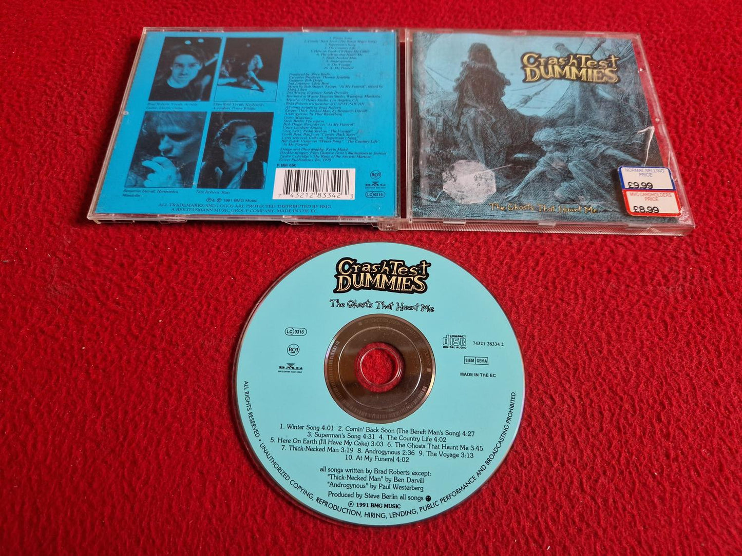 CRASH TEST DUMMIES THE GHOSTS THAT HAUNT ME CD