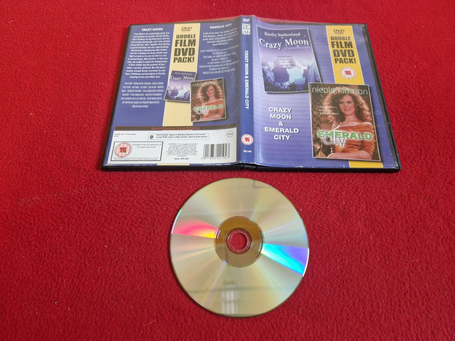 CRAZY MOON & EMERALD CITY DVD