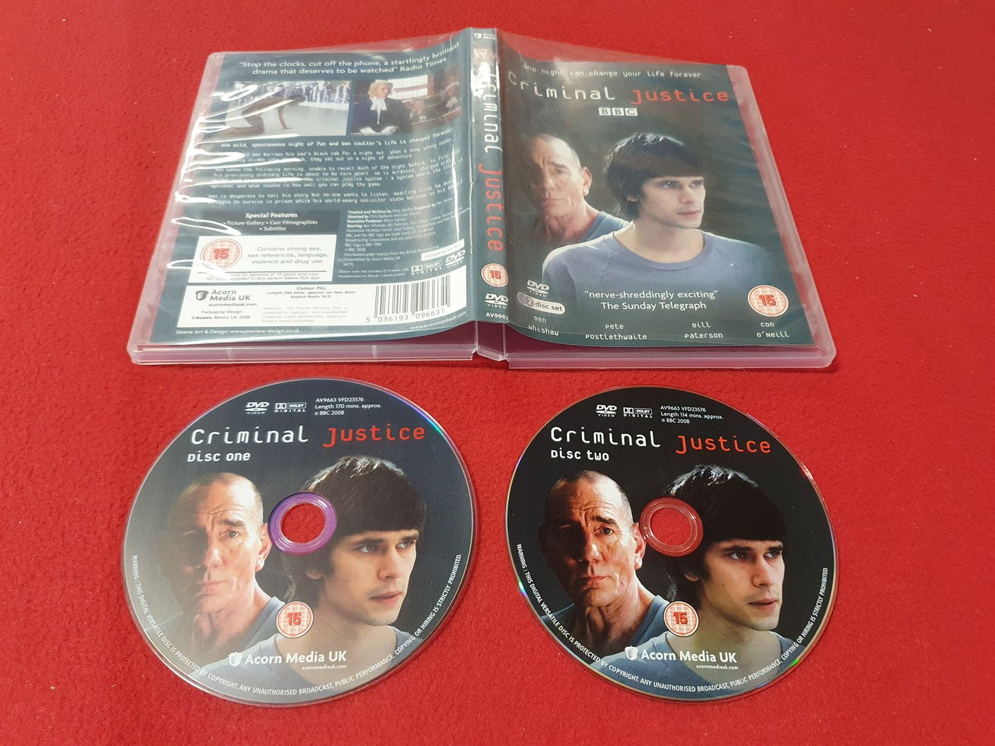 CRIMINAL JUSTICE till DVD