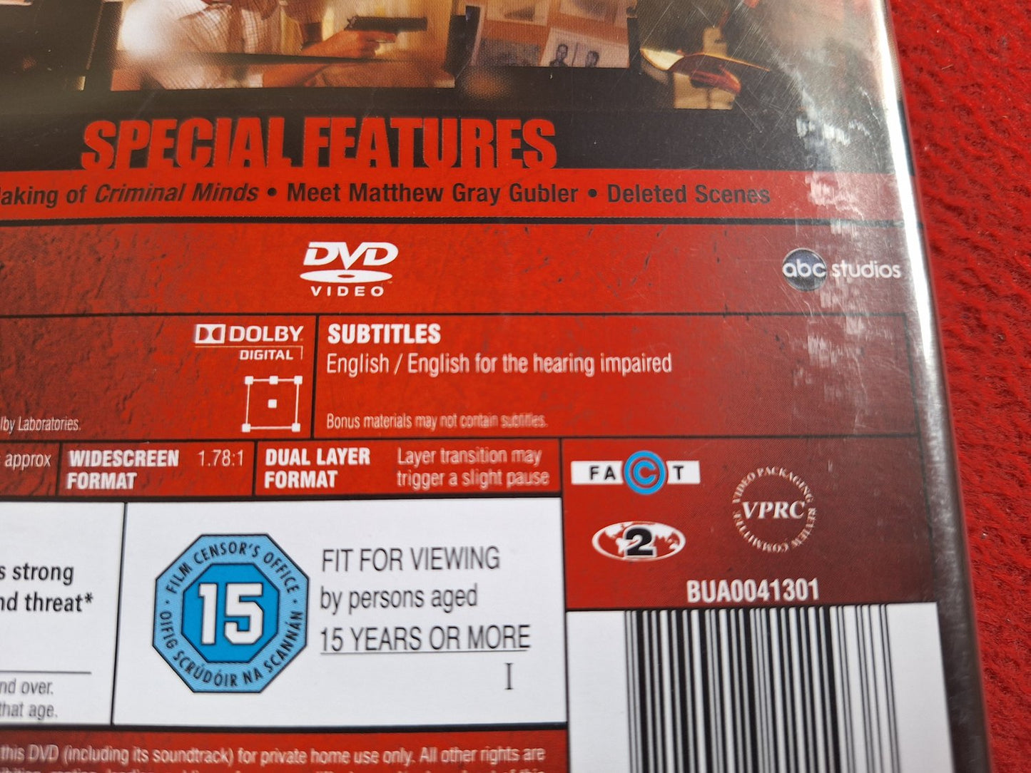 CRIMINAL MINDS SEASON 1 BOX DVD