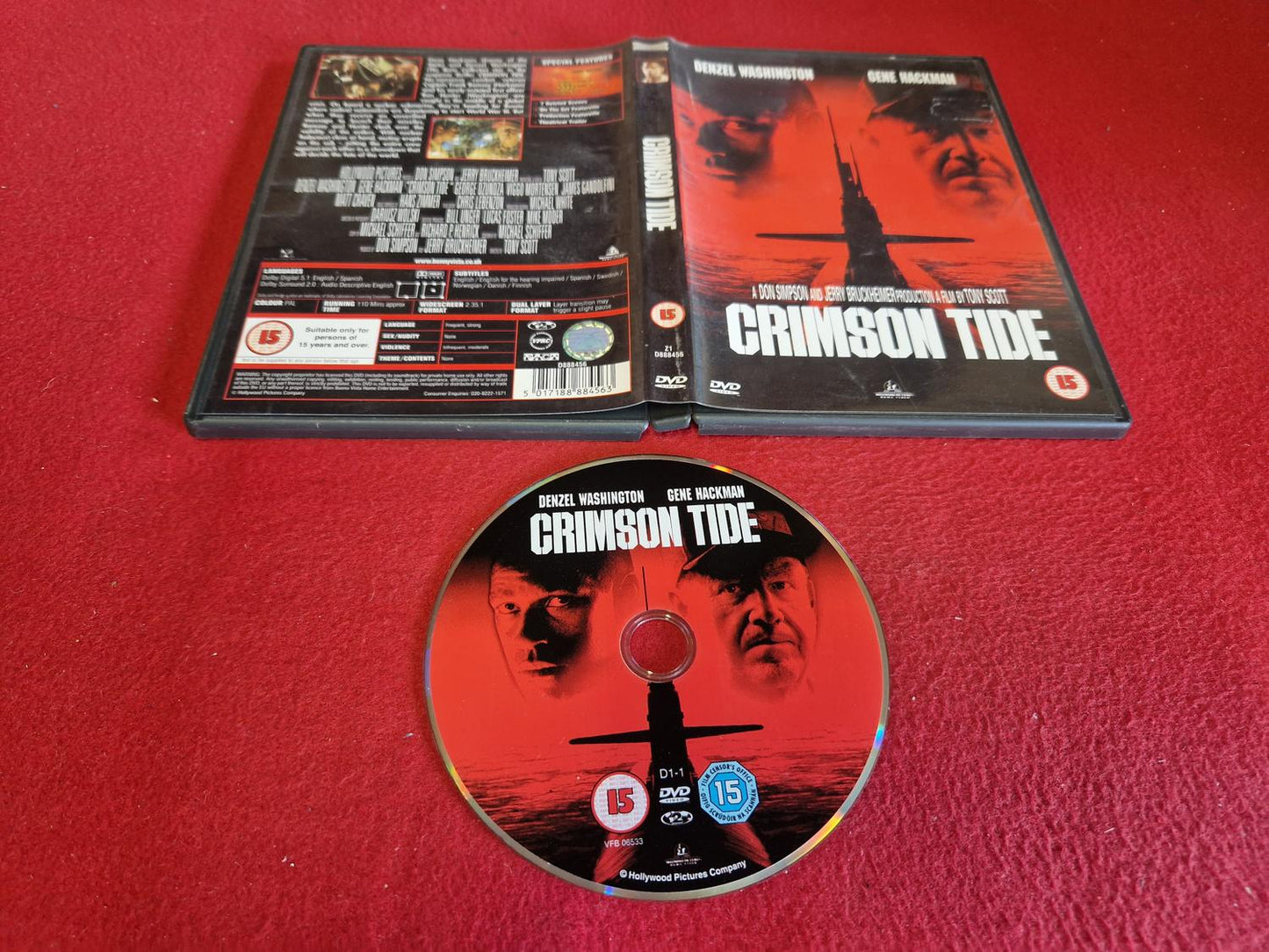 CRIMSON TIDE till DVD