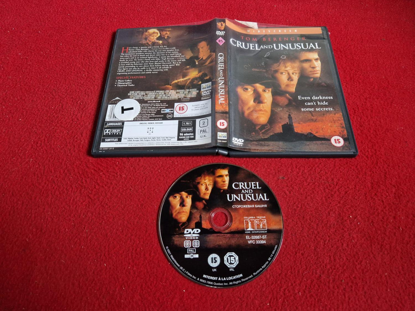 CRUEL AND UNUSUAL DVD
