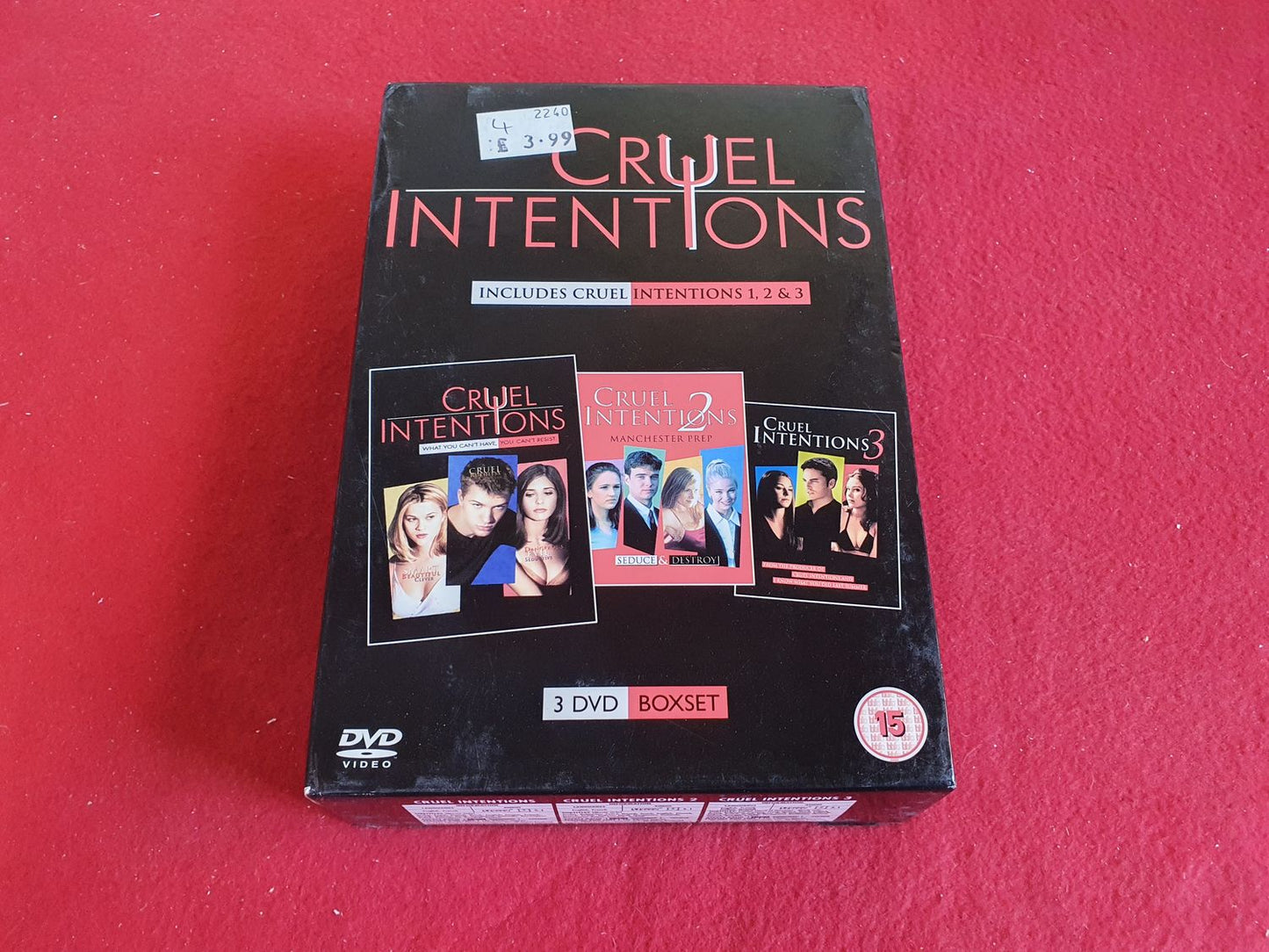 CRUEL INTENTIONS 1 - 3 BOX till DVD
