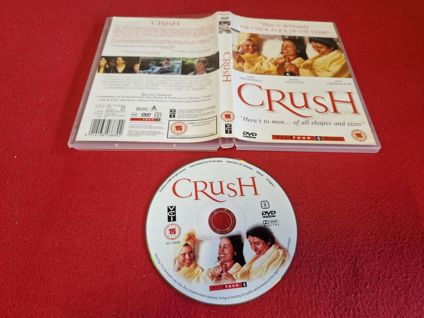 CRUSH till DVD