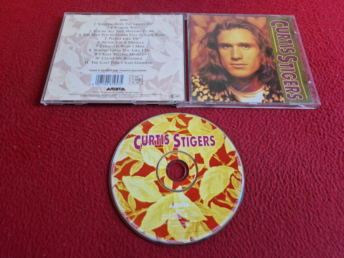 CURTIS STIGERS - CURTIS STIGERS CD