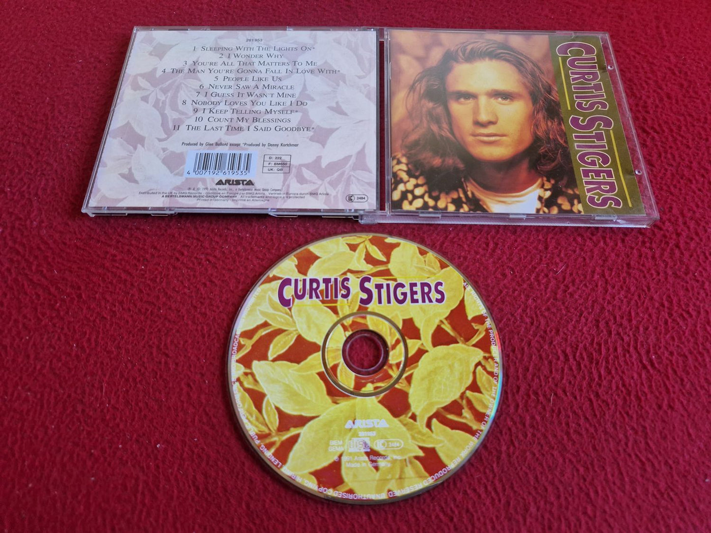 CURTIS STIGERS - CURTIS STIGERS CD