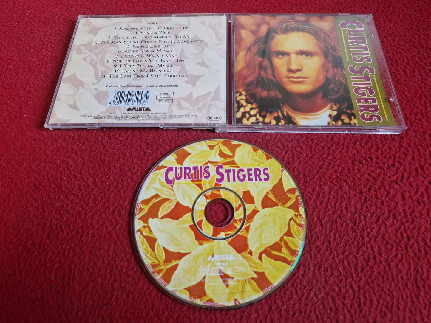 CURTIS STIGERS - CURTIS STIGERS CD