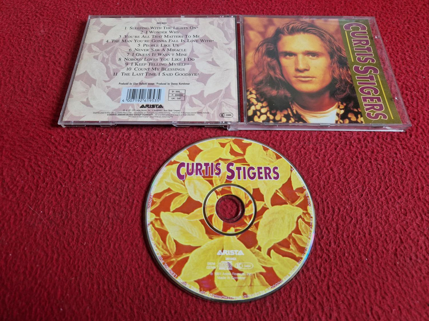 CURTIS STIGERS - CURTIS STIGERS CD
