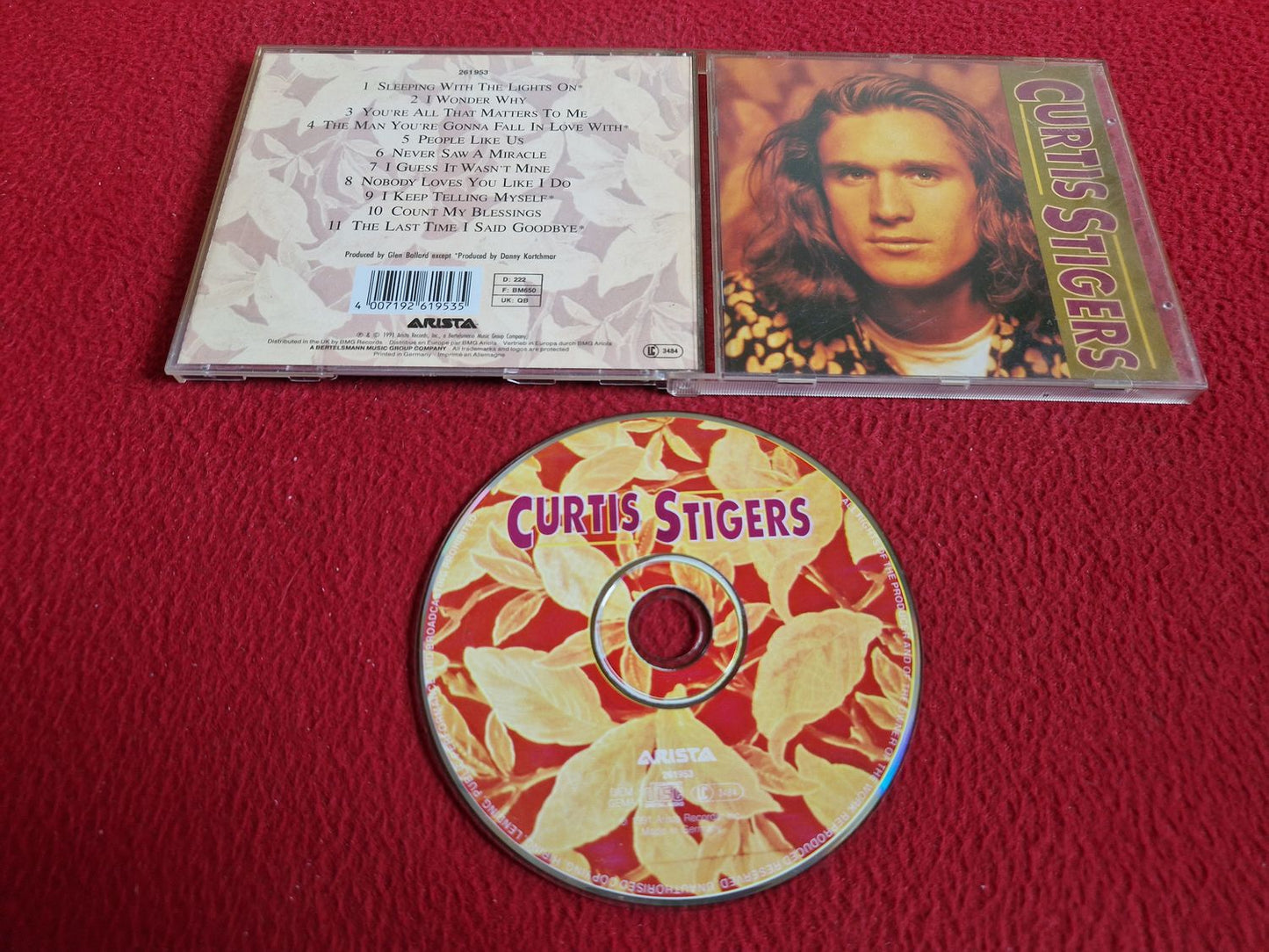 CURTIS STIGERS - CURTIS STIGERS CD