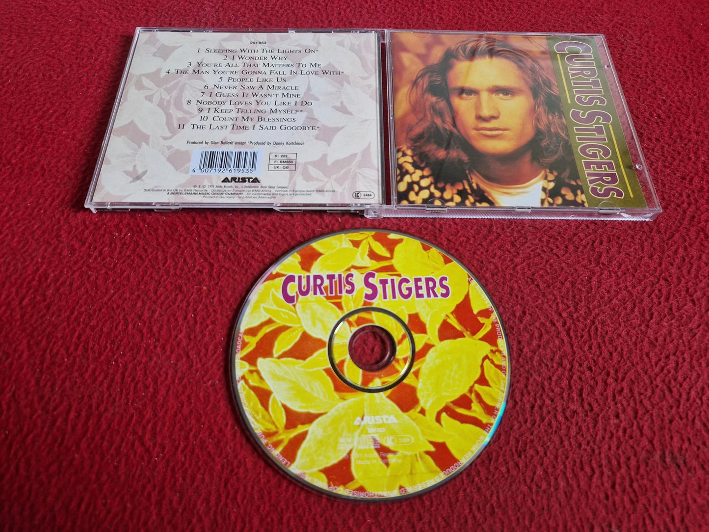 CURTIS STIGERS - CURTIS STIGERS CD