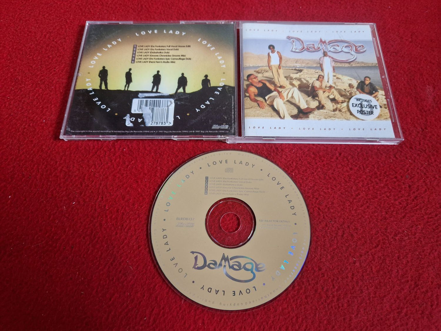 DAMAGE LOVE LADY CD