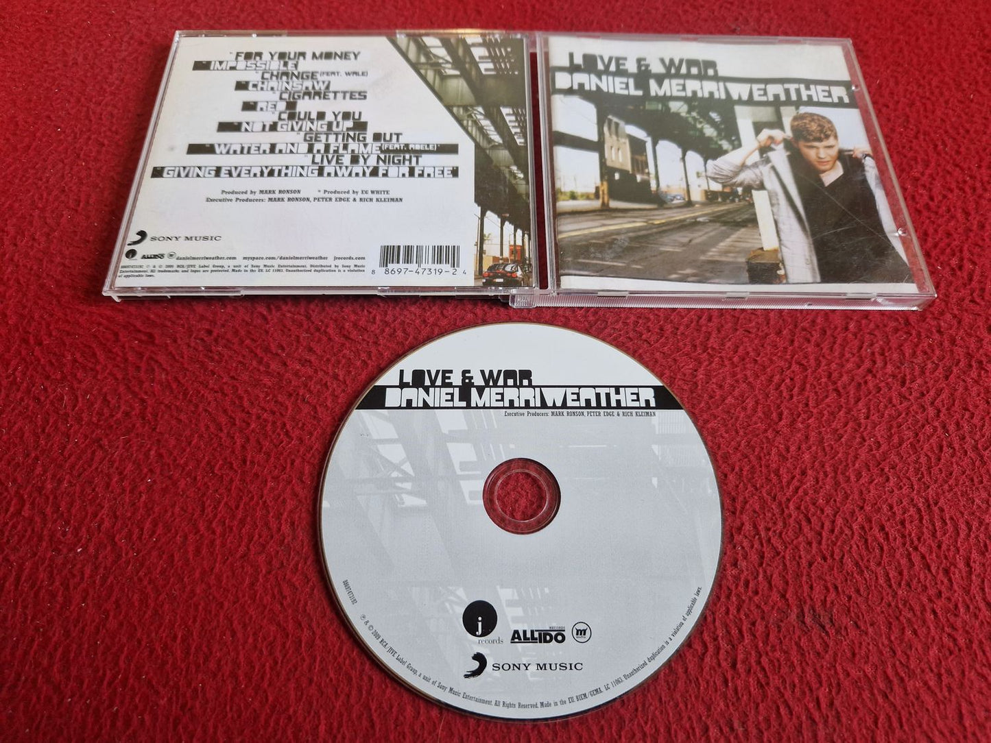 DANIEL MERRIWEATHER LOVE & WAR CD
