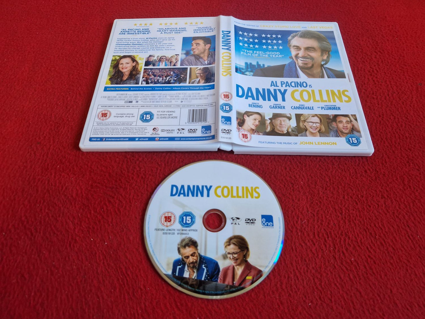 DANNY COLLINS DVD