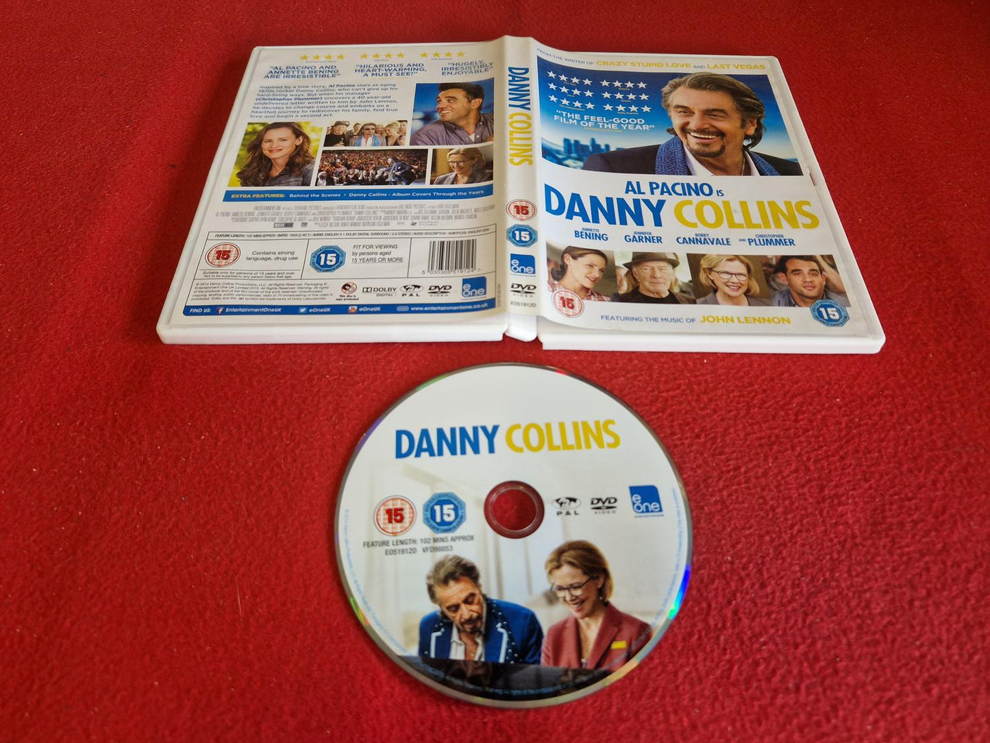 DANNY COLLINS till DVD