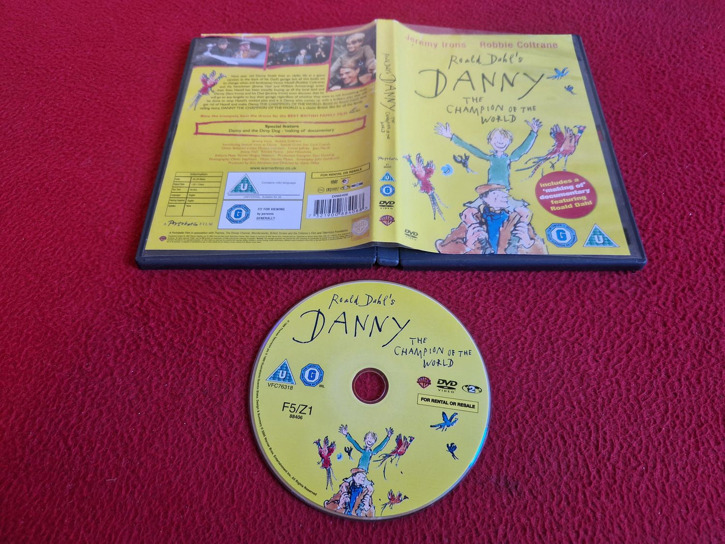DANNY THE CHAMPION OF THE WORLD DVD