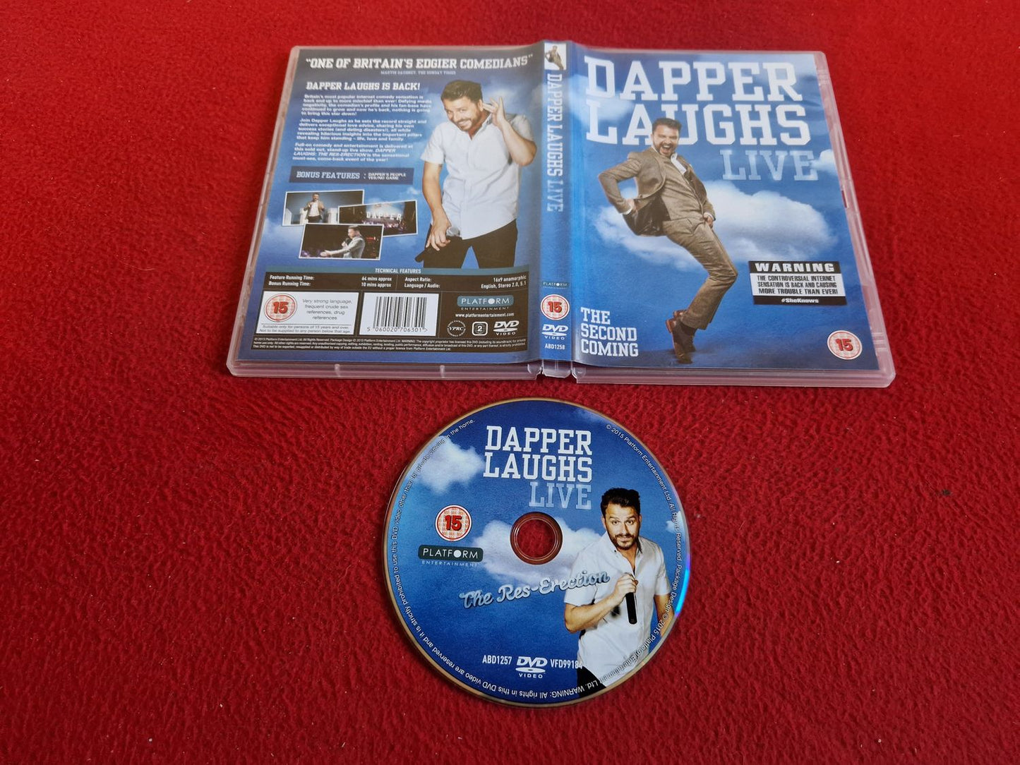 DAPPER LAUGHS LIVE DVD