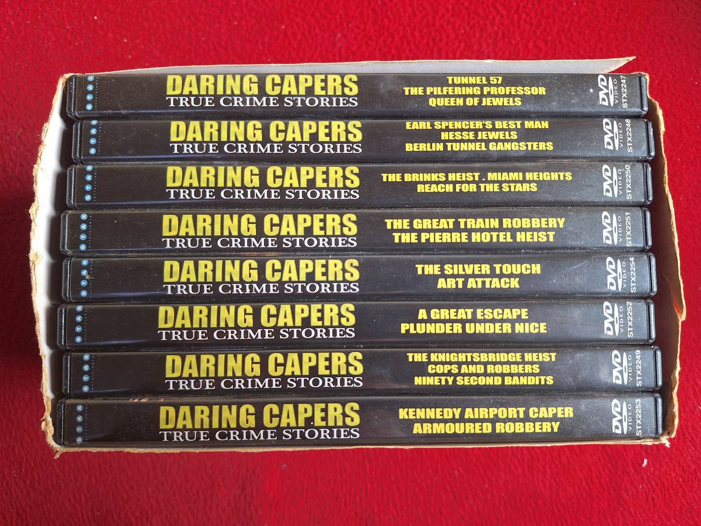 DARING CAPERS TRUE CRIME STORIES BOX DVD