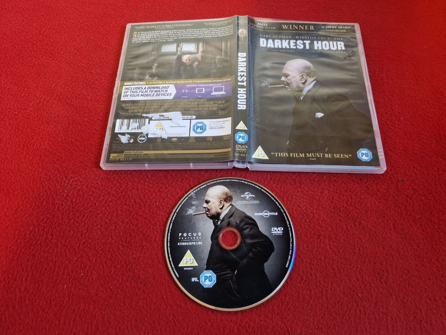 DARKEST HOUR DVD