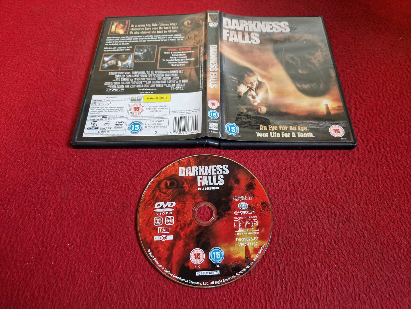 DARKNESS FALLS DVD