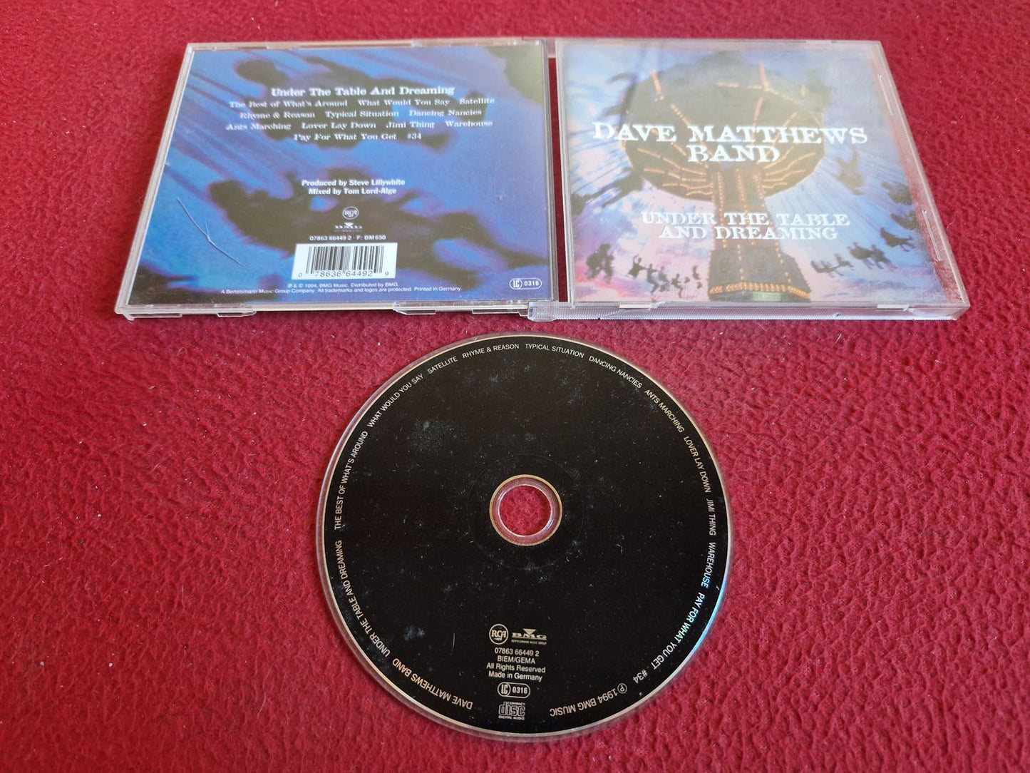 DAVE MATTHEWS BAND UNDER THE TABLE AND DREAMING CD