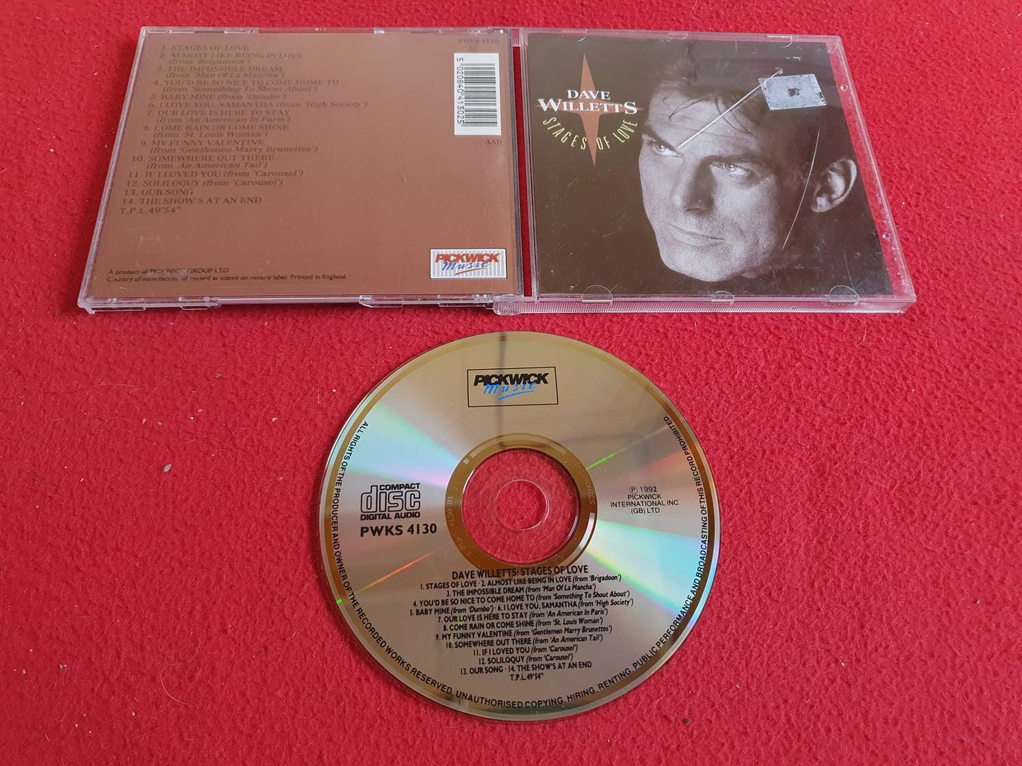 DAVE WILLETTS STAGES OF LOVE till CD