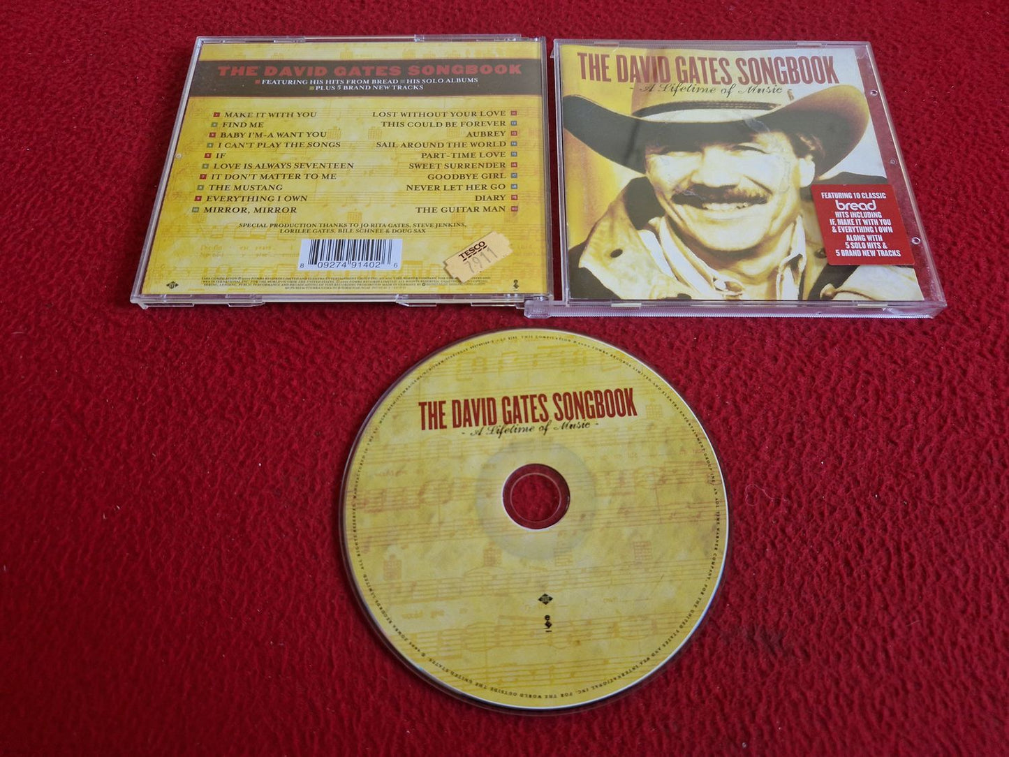 DAVID GATES THE DAVID GATES SONGBOOK CD