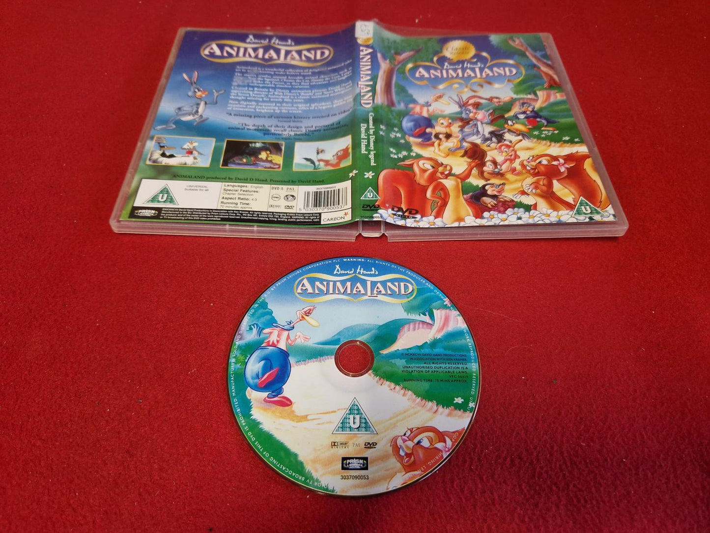 DAVID HAND'S ANIMALAND till DVD