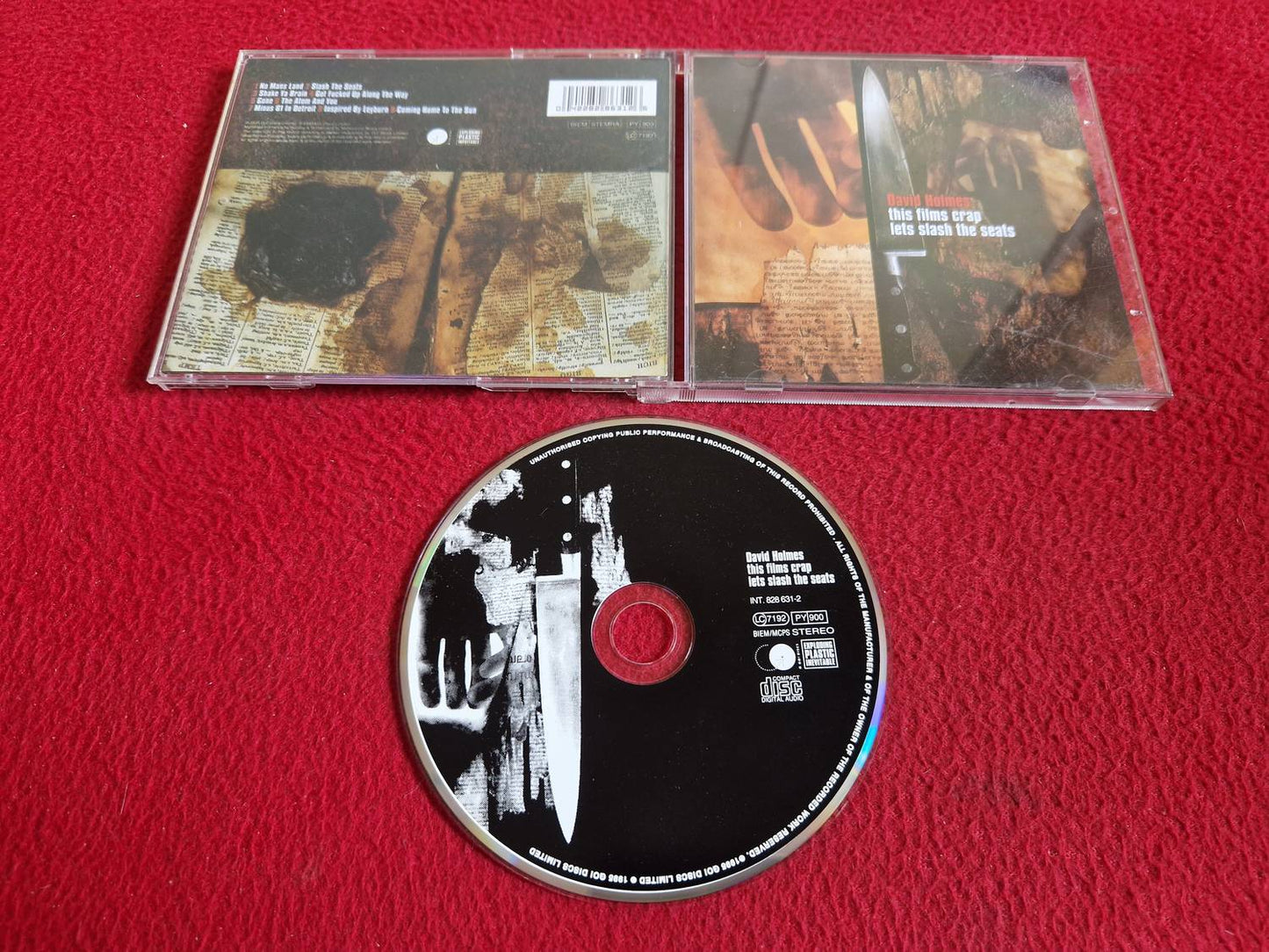 DAVID HOLMES THIS FILM CRAP LETS SLASH THE SEATS CD