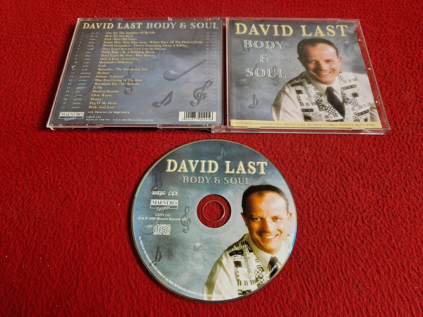 DAVID LAST BODY & SOUL CD