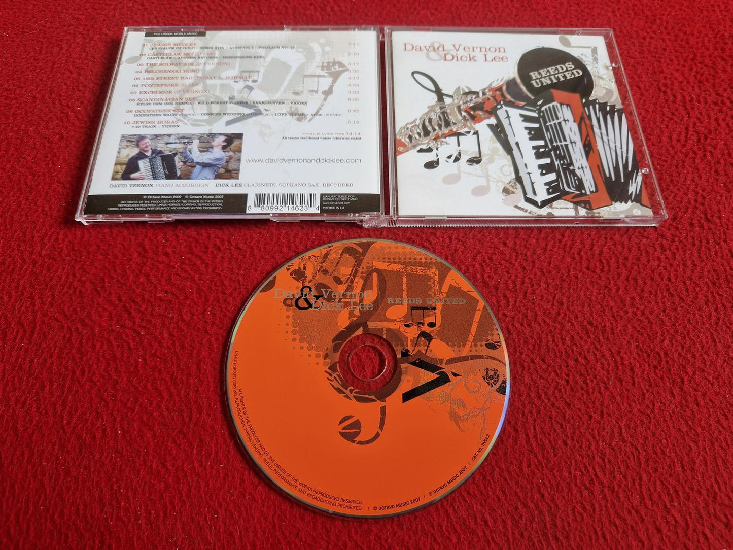 DAVID VERNON & DICK LEE REEDS UNITED CD