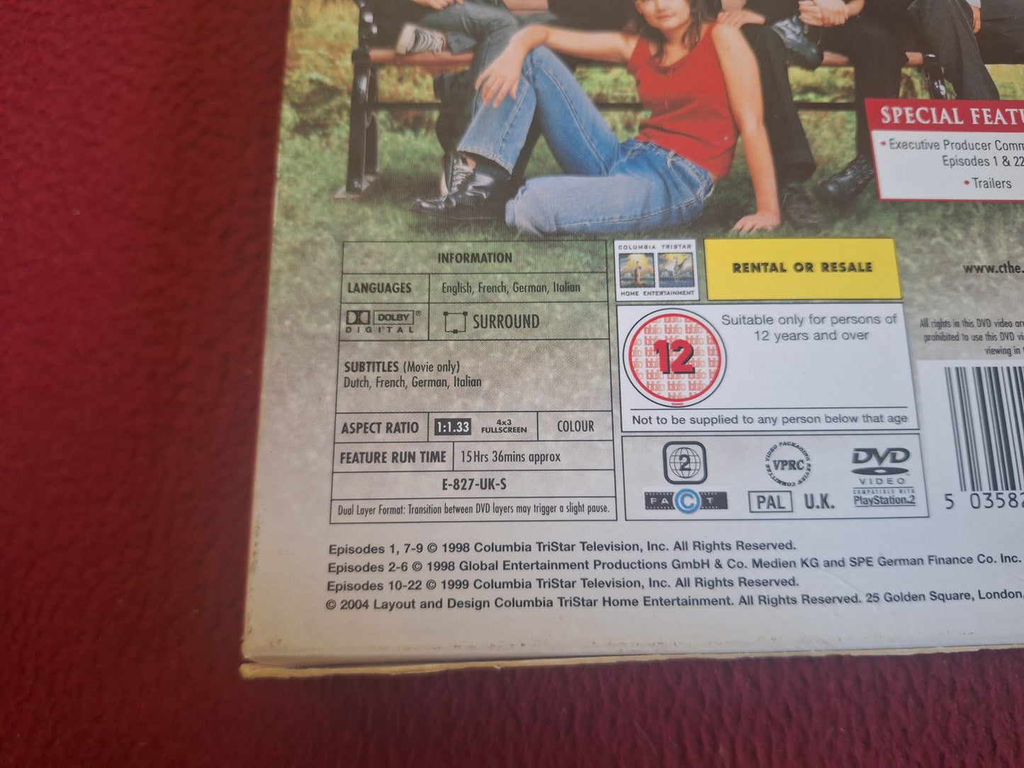 DAWSON'S CREEK SEASON 2 BOX DVD
