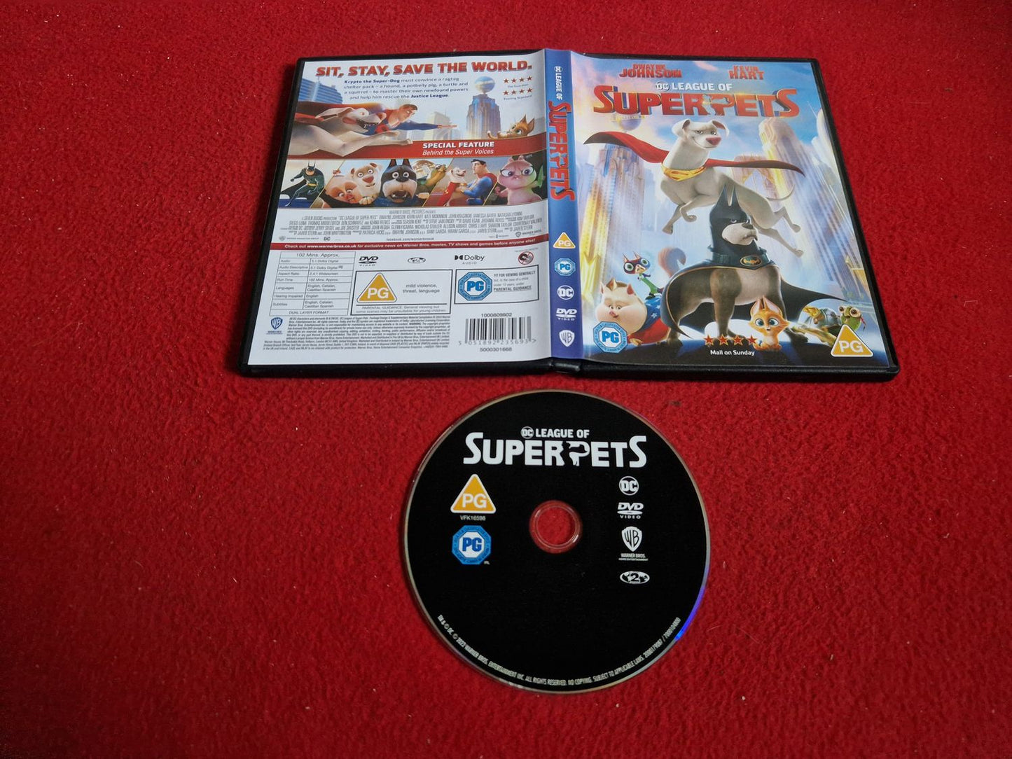 DC LEAGUE OF SUPER PETS DVD