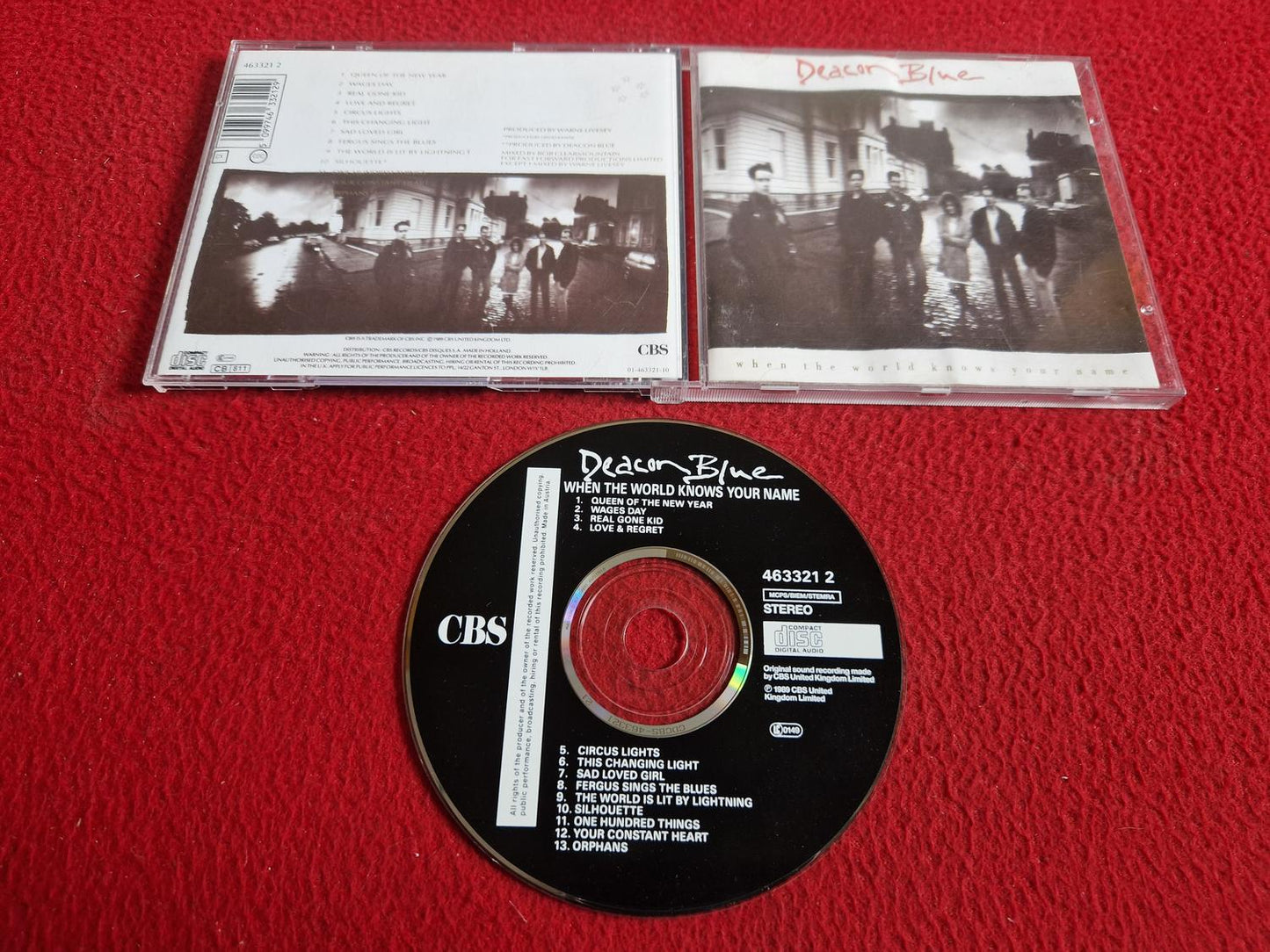 DEACON BLUE WHEN THE WORLD KNOWS YOUR NAME CD