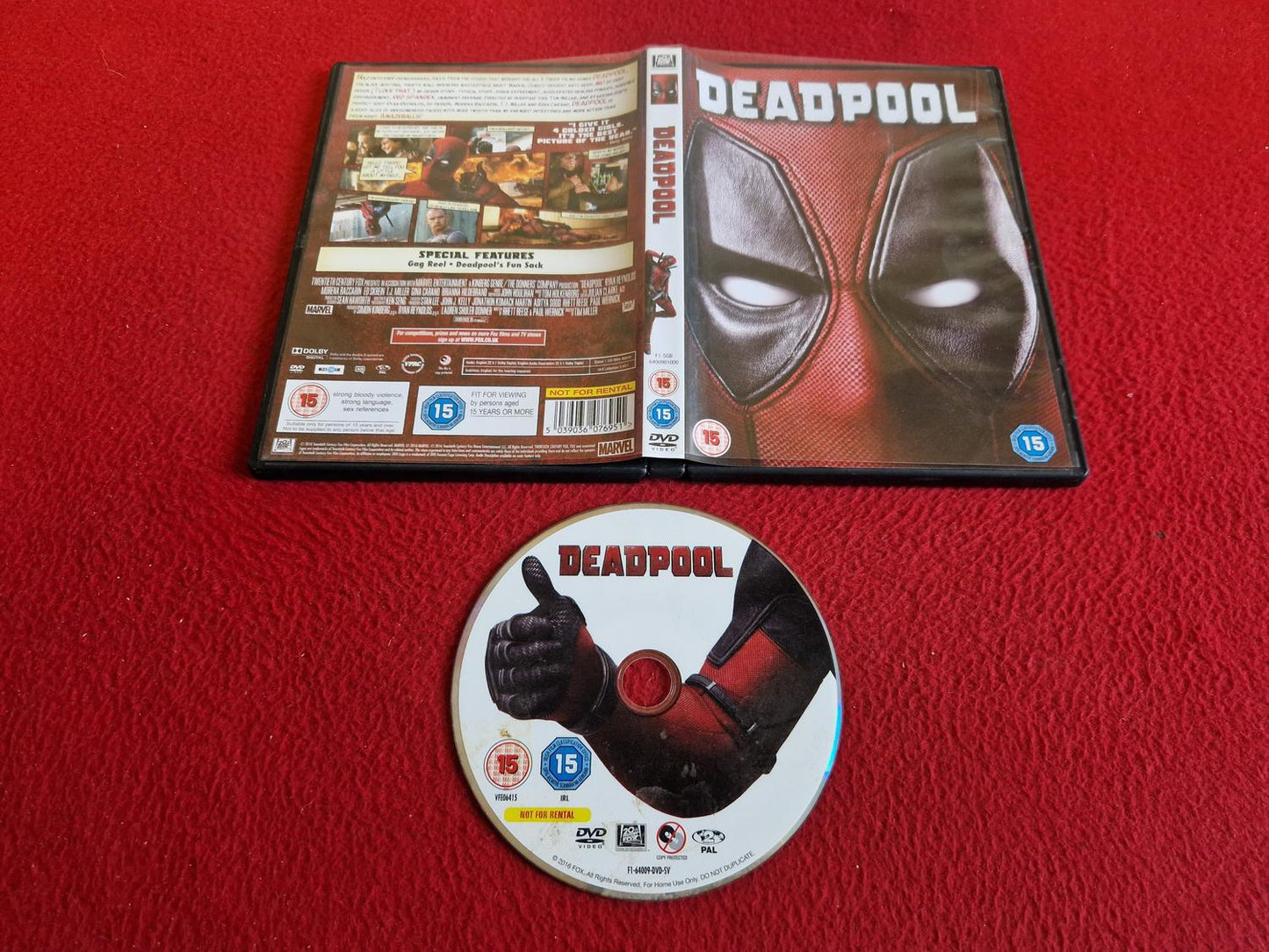 DEADPOOL DVD