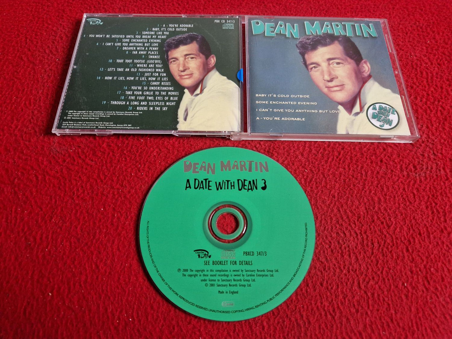 DEAN MARTIN A DATE WITH DEAN 3 CD