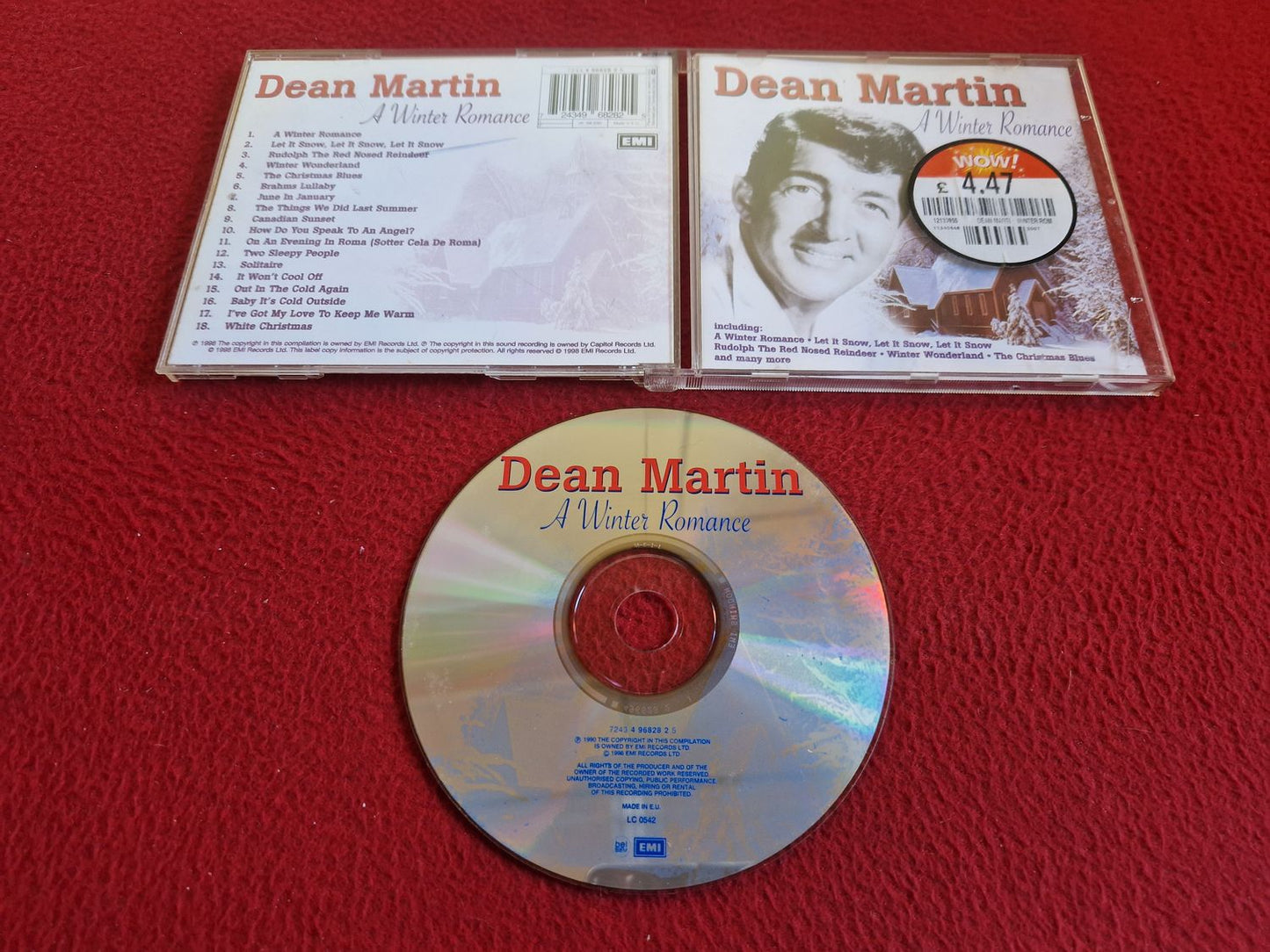 DEAN MARTIN A WINTER ROMANCE CD