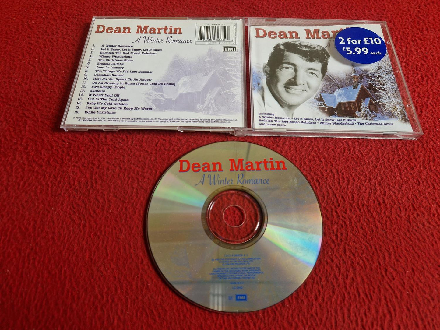 DEAN MARTIN A WINTER ROMANCE CD