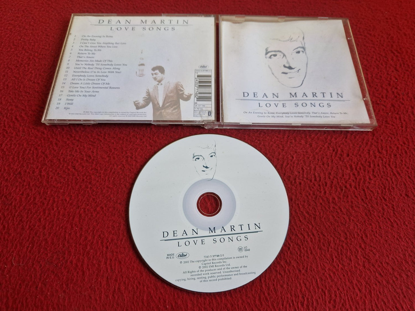 DEAN MARTIN LOVE SONGS CD